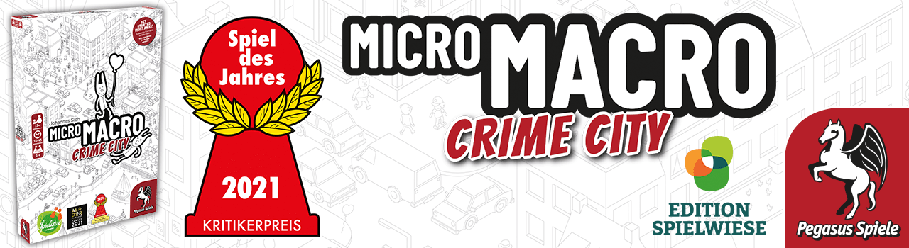 MicroMacro Crime City Edition Spielwiese **Spiel des Jahres 2021** 
