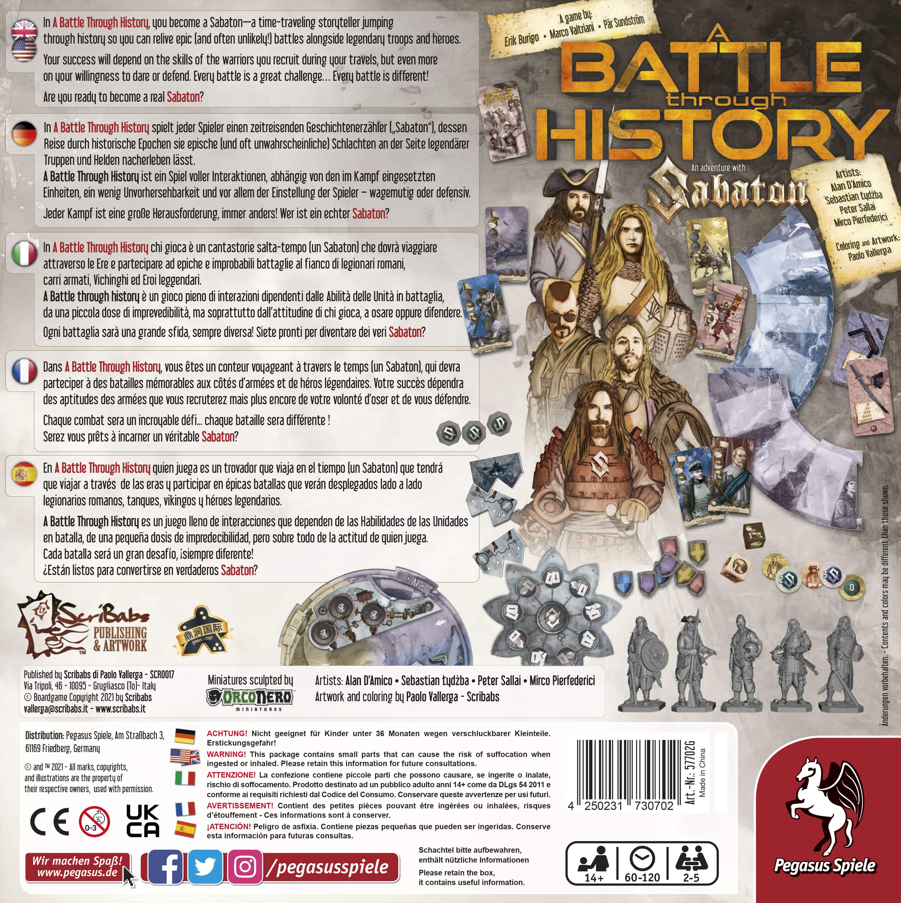 Ludopedia, Fórum, A Battle Through History um jogo baseado na banda  Sabaton